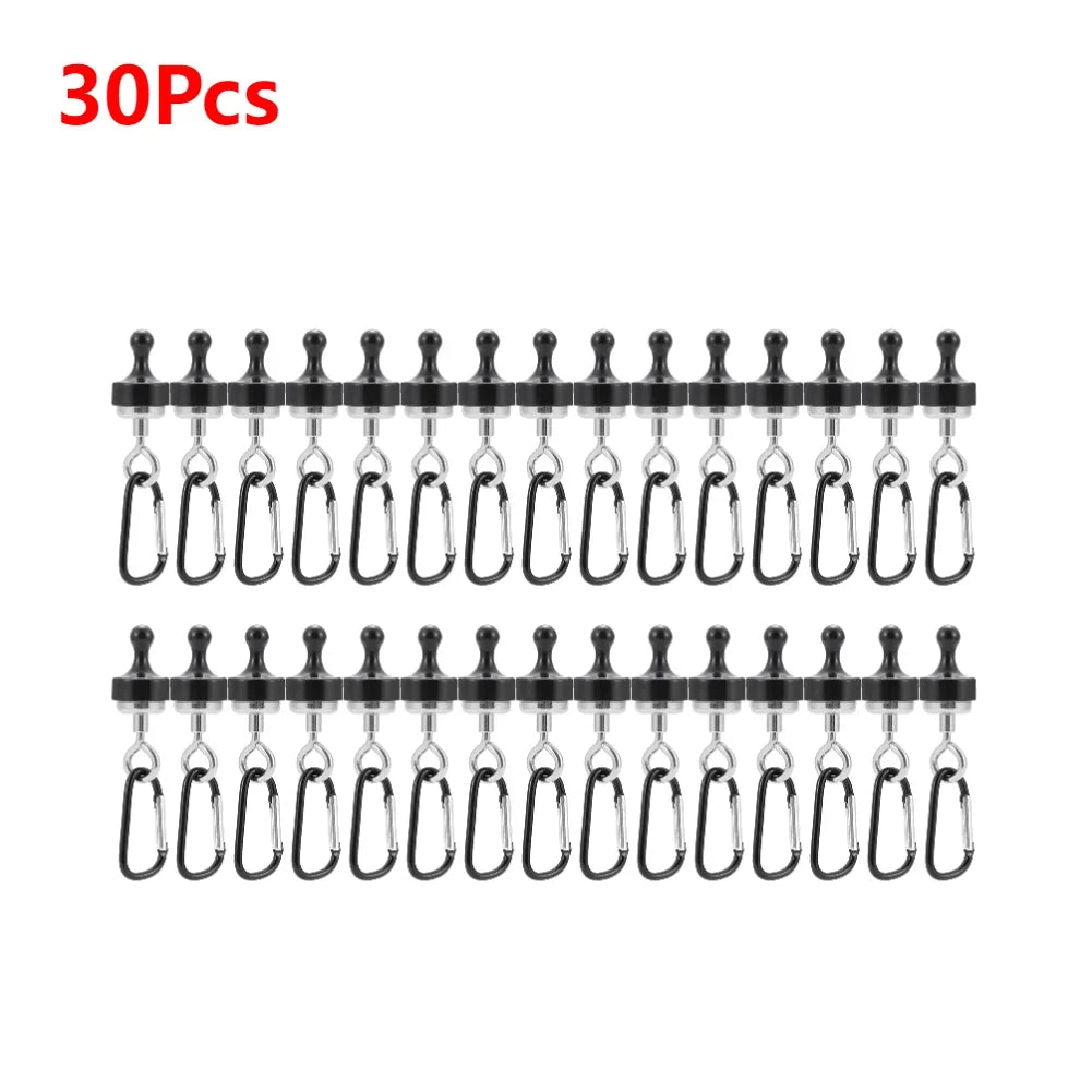 1-30Pcs Camping Magnetic Hooks Heavy Duty