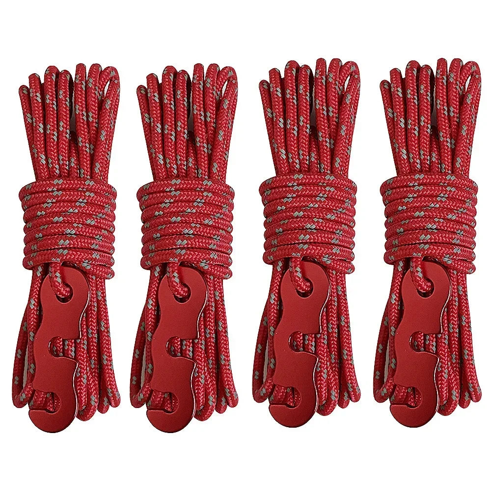 4 Outdoor Tent Ropes, Reflective Ropes