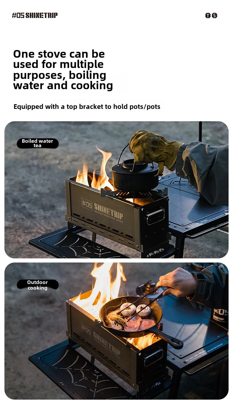 Winter Stainless Steel  Furnace Foldable Portable