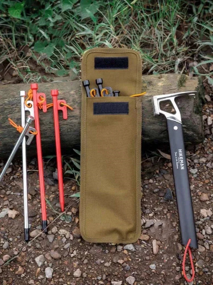 Camping Tent Peg Storage Kit – Waterproof Organizer Pouch for Tents & Canopy Accessories