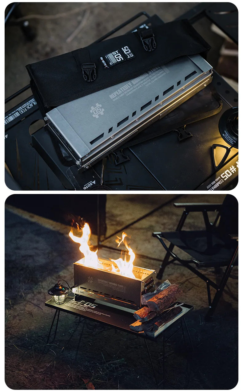 Winter Stainless Steel  Furnace Foldable Portable