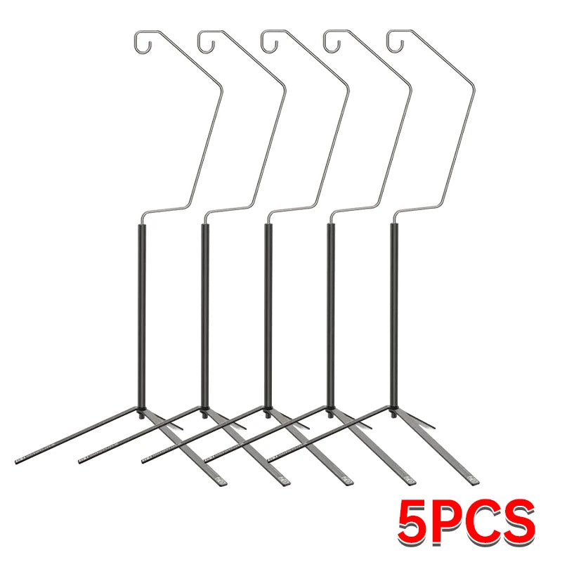 Camping Desktop Lamp Stand, Portable Detachable Tripod, Lightweight Aluminum