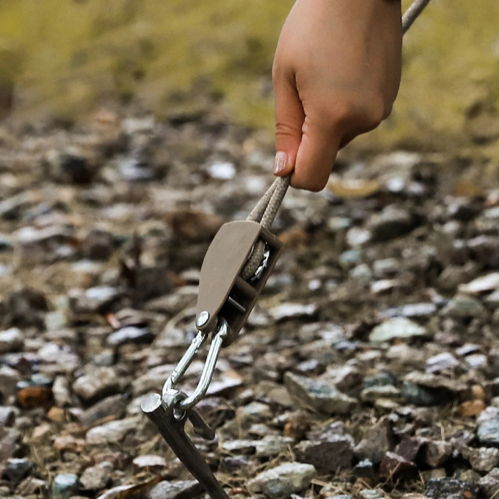 Tent Rope Hanger Pulley Hook,