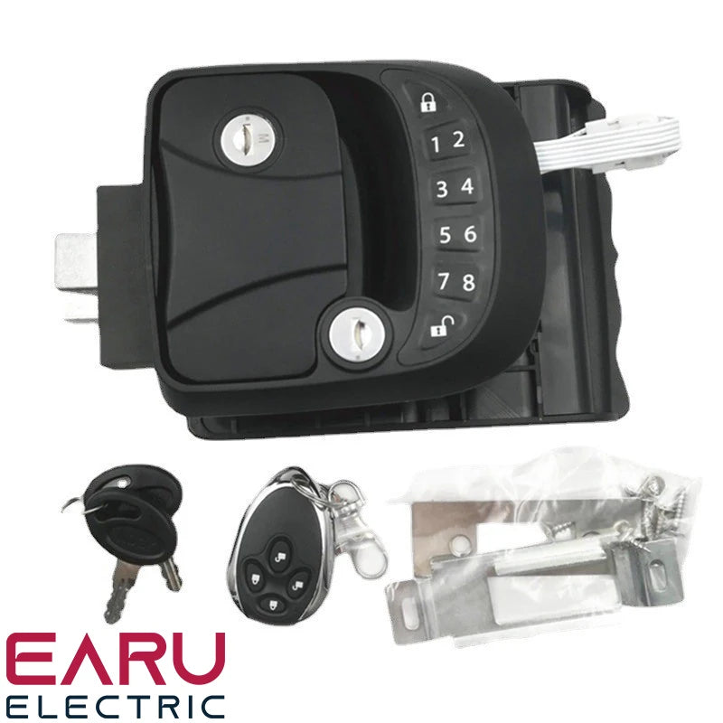 RV Door Latch Lock RV Door Lock Keyless Entry Remote Control