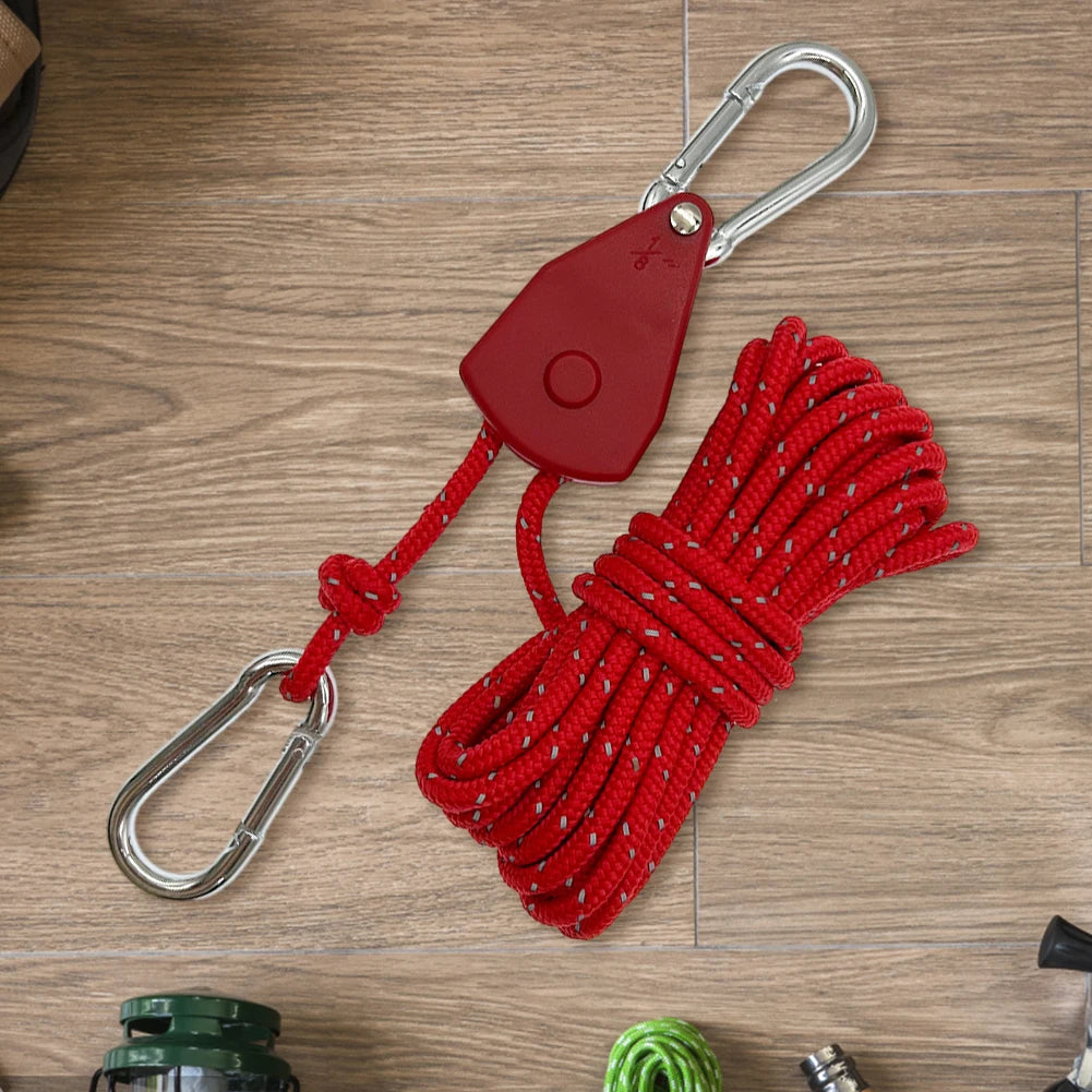 Tent Fastener Fixed Buckle Pulley Rope