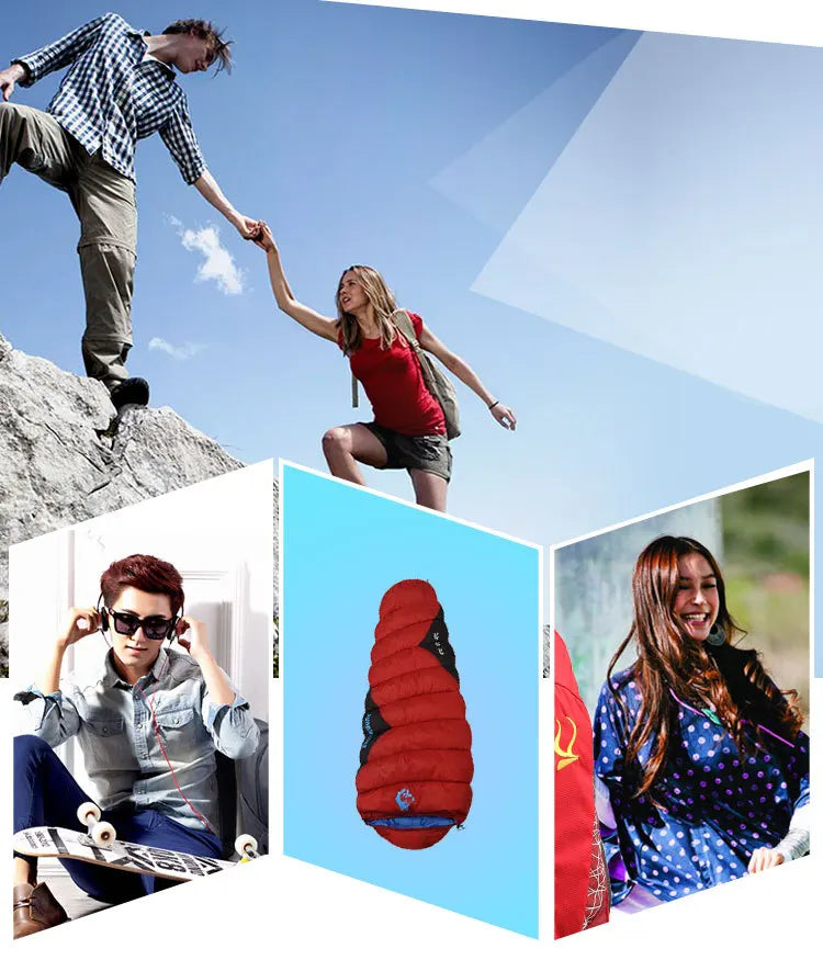 Thicken Winter Cold Weather Waterproof Sleeping Bag  -8℃