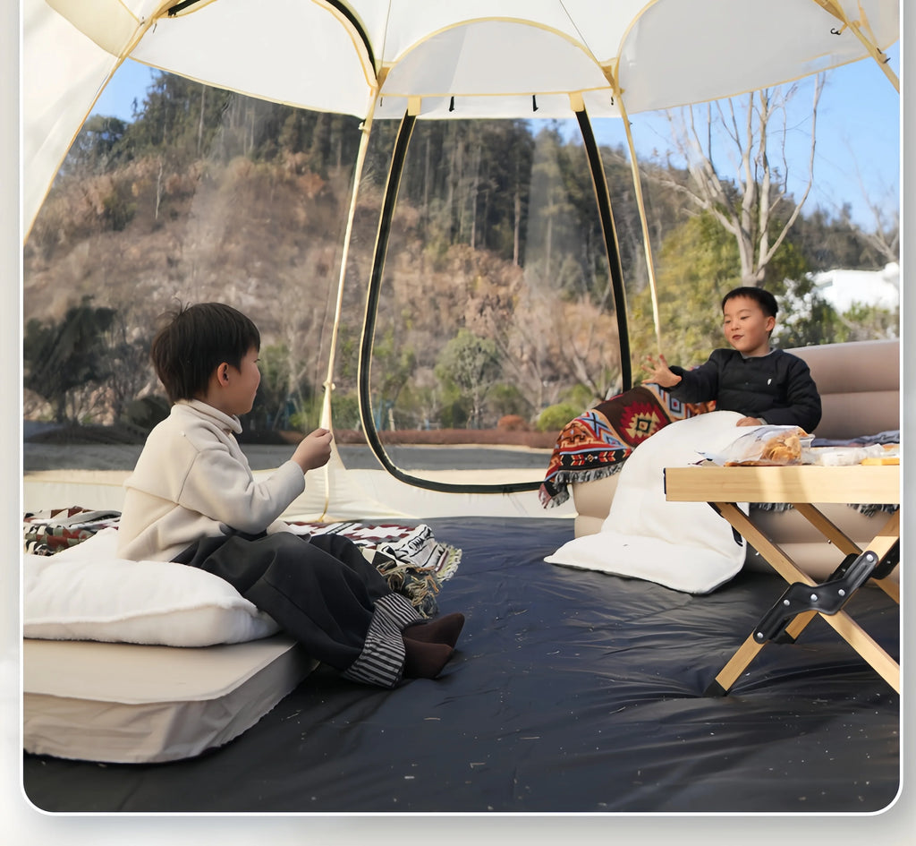 Window Outdoor Sun Room Tents Transparent Camping Tent 4-8 Person Star Dome Tent Portable Spherical Tents 360 Degree Panoramic