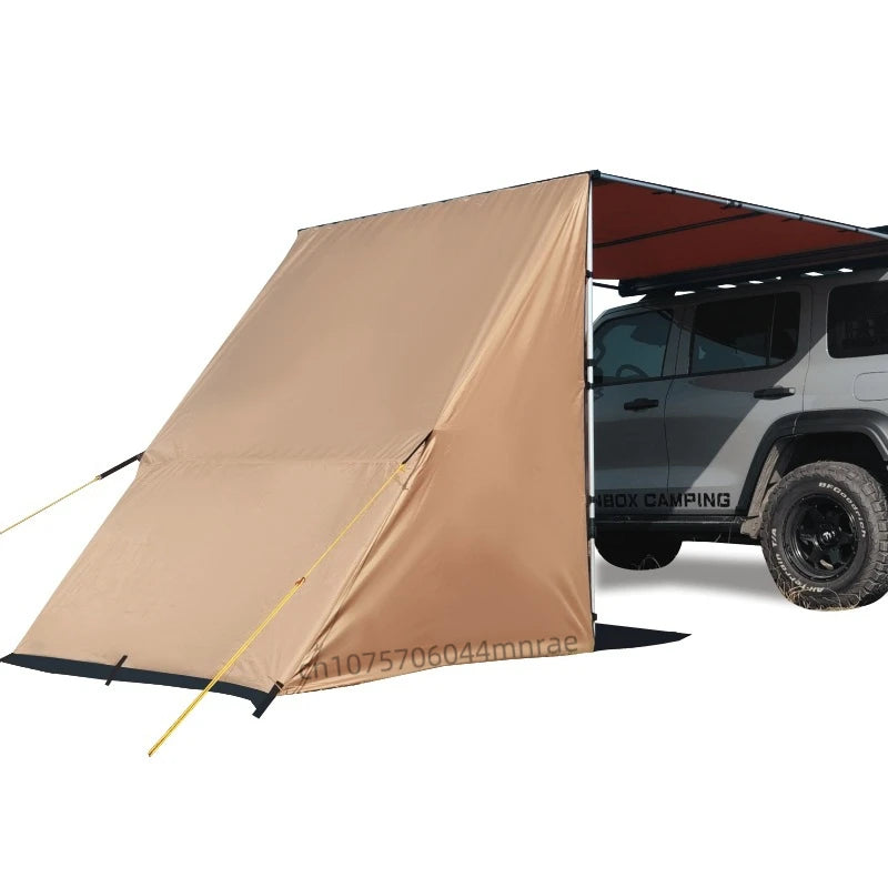 Outdoor Car Side Tent, Shelter with Windows,