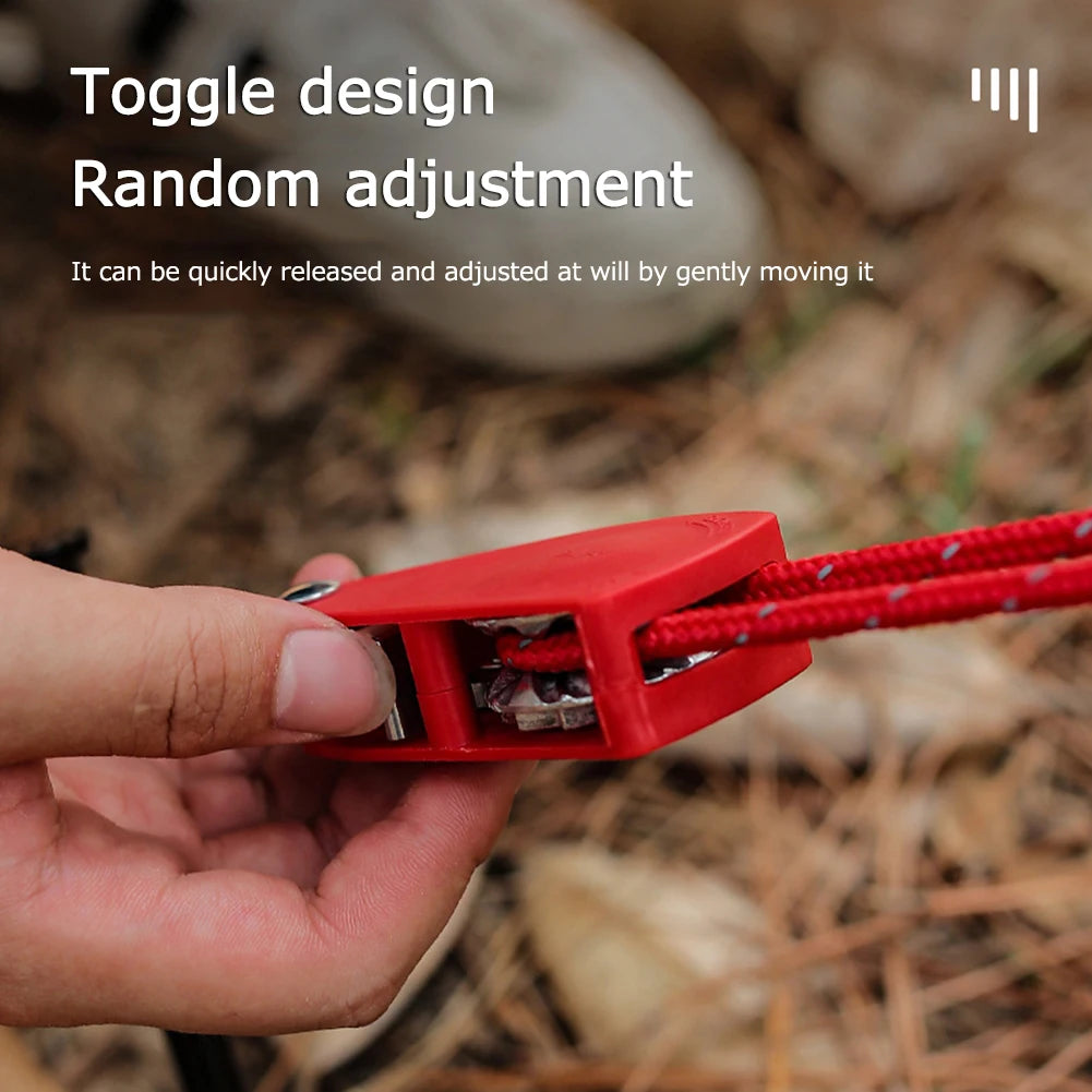 Tent Fastener Fixed Buckle Pulley Rope