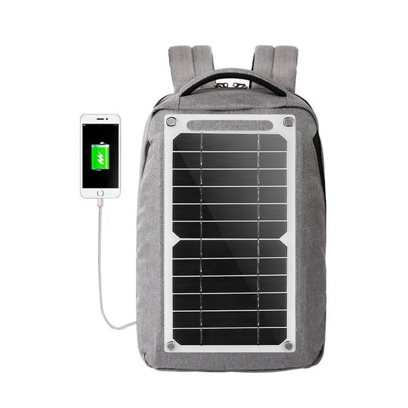 Solar Panel 30W  USB Type-C Waterproof Outdoor Hiking Camping Portable Battery Mobile Phone Charging Bank  Charging Panel  6.8V