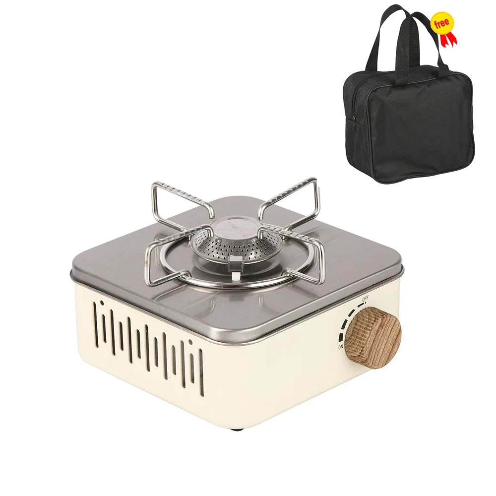 Camping Gas Stove 2800W High Firepower Portable Cassette Furnace Outdoor Gas Burner Picnic Camp