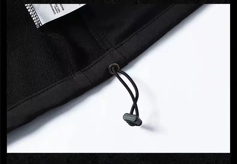 Men's Winter Autumn Fleece Sharkskin Waterproof Tactical Military Camping Hiking Jackets Climbing Hunting Coats Combat Pants