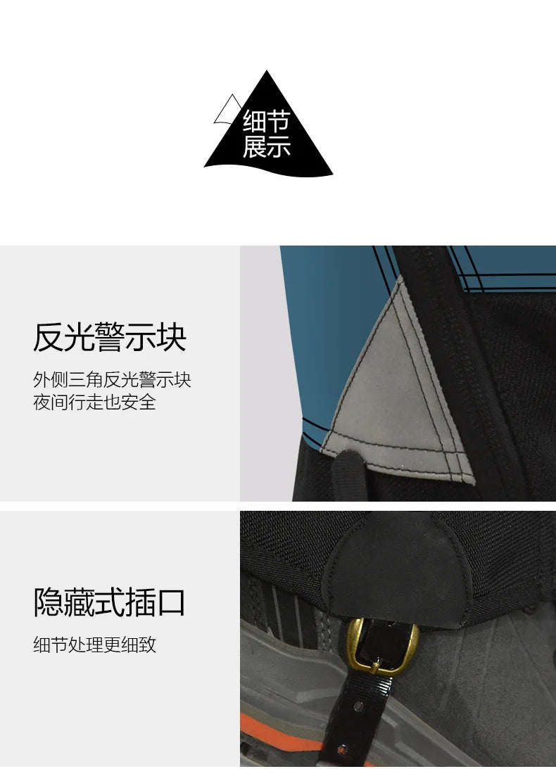 Waterproof Winter Leg Covers Outdoor Travel Snow Sand Reflective Cover Protection Hiking Skiing Climbing Trouser Shoes Sleeves