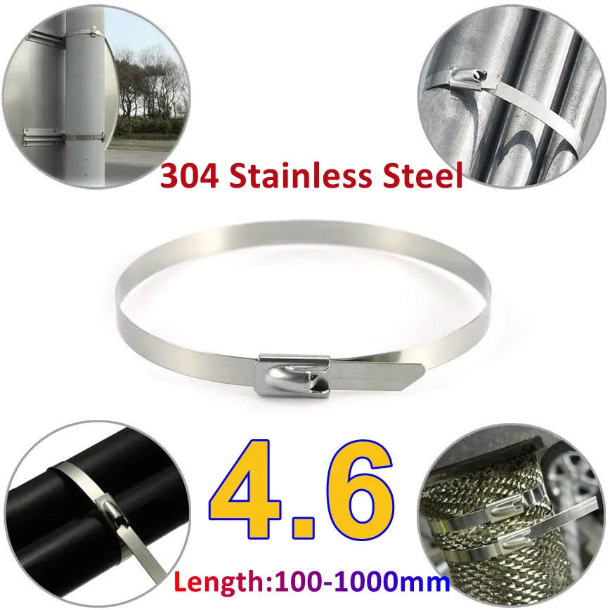 Ball self locking Stainless Steel Cable Ties