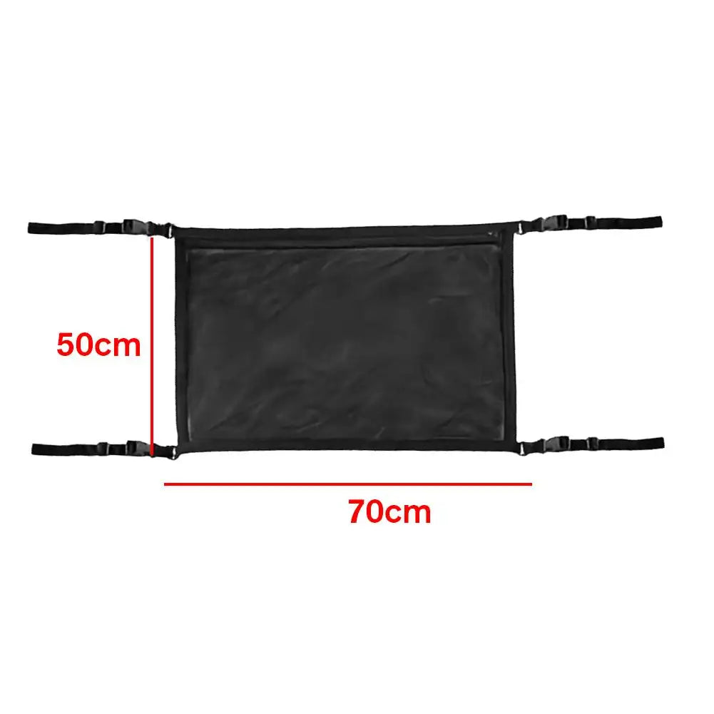 Car Roof Storage Bag Storage Net With Strong Hooks And Elastic Rope