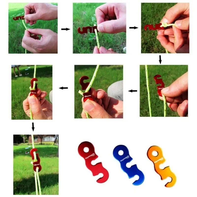 4 Outdoor Tent Ropes, Reflective Ropes