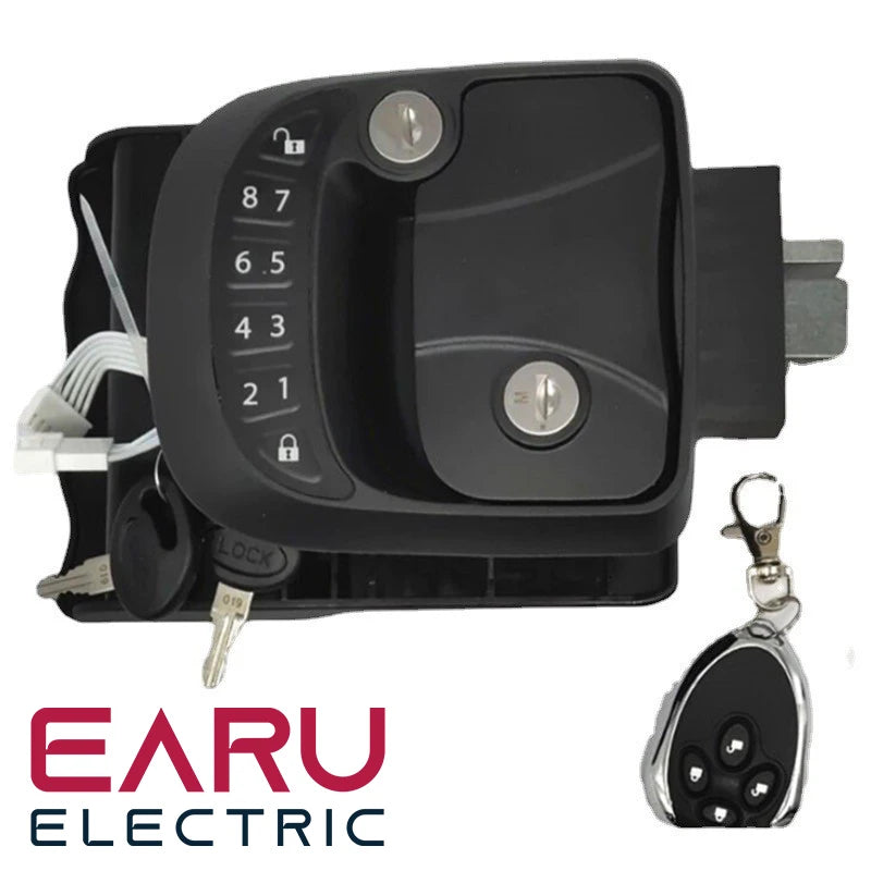 RV Door Latch Lock RV Door Lock Keyless Entry Remote Control