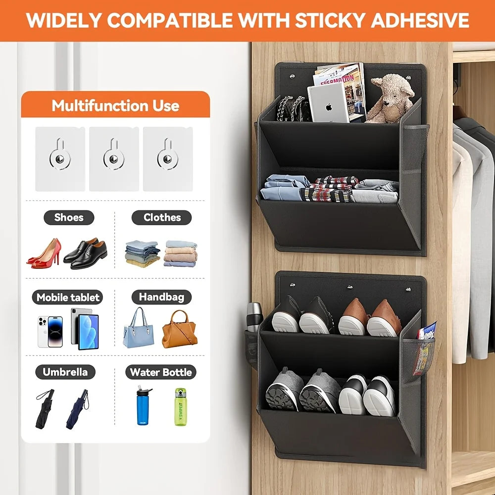 RV Wall Mounted Shoe Storage Multi-Purpose