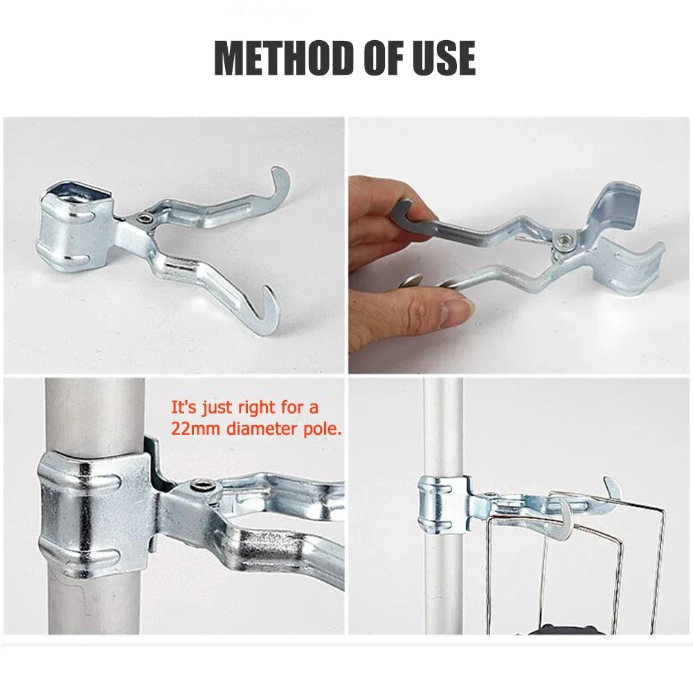 Metal Iron Clip Multi-function Hanging Hook Clamp Accessories Camping Accessories