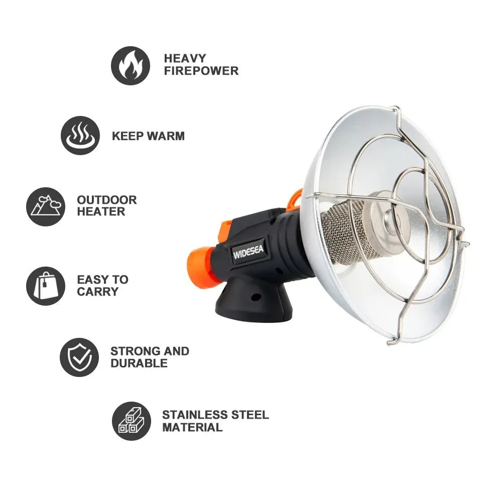 Portable Stainless Steel Fireplace for Winter