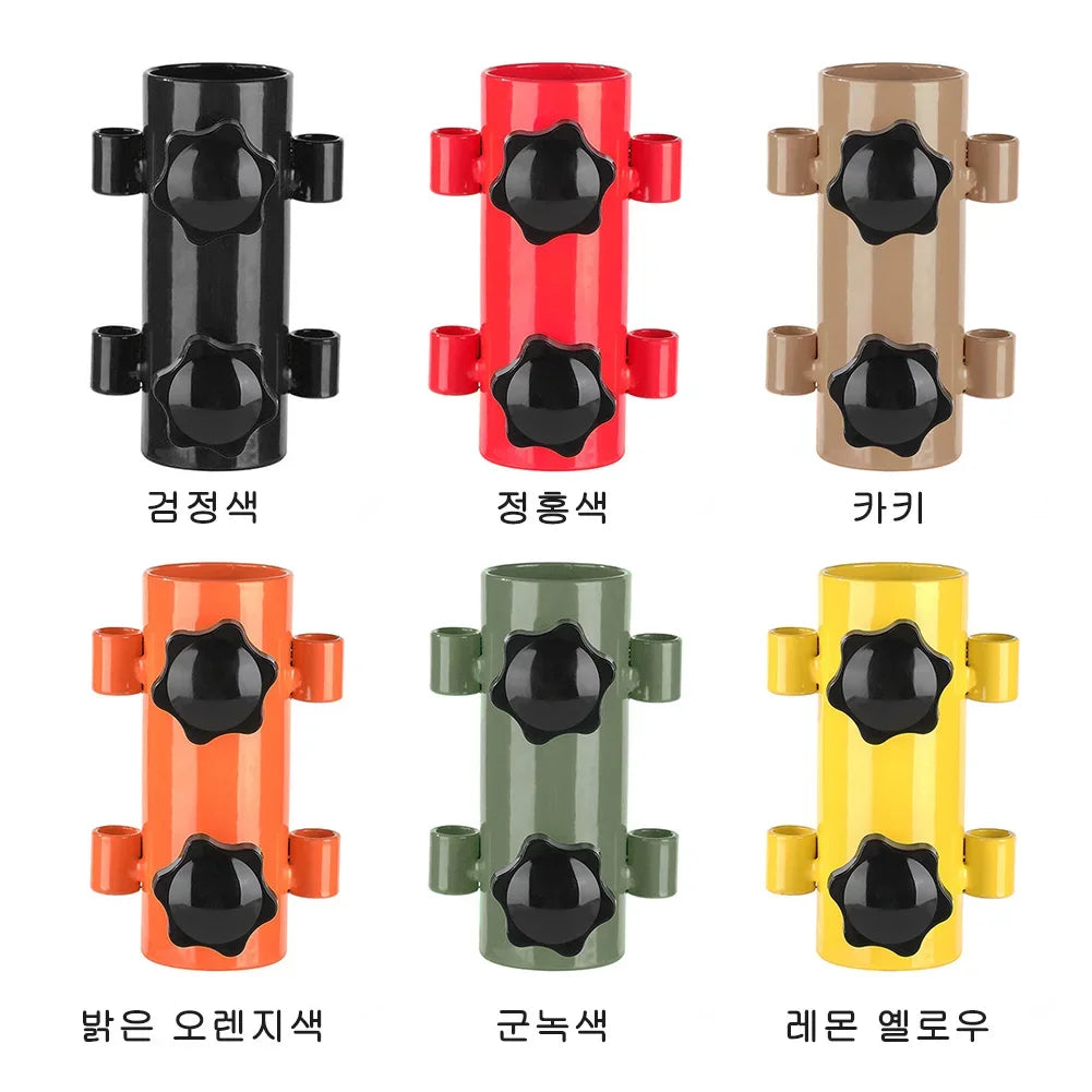 Umbrella Pole Fixed Stand Adjustable  Holder Stainless Steel Windproof