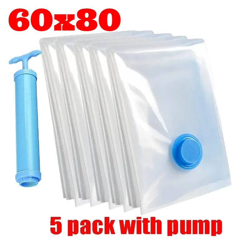 Vacuum Storage Bags or 1Pcs Pump, Vacuum Seal Bag Space Saving Bags