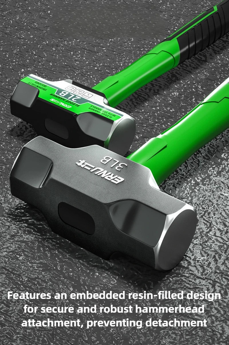 2LB-12LB Sledge Hammer Heavy Duty Octagonal Hammer Multi-functional Construction Wall Remover Hammers High Carbon Steel Tools