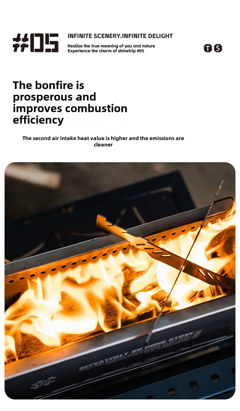 Winter Stainless Steel  Furnace Foldable Portable