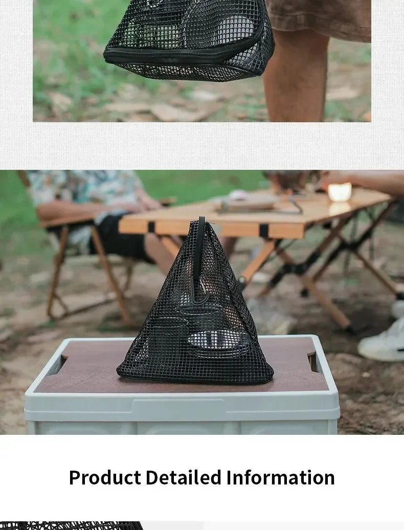 Camping Organizer Mesh Storage For Foods Clothes