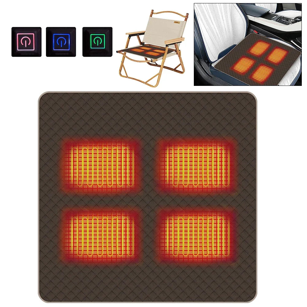 USB Heated Winter Camping Sleeping Bag