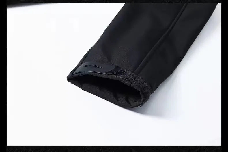 Men's Winter Autumn Fleece Sharkskin Waterproof Tactical Military Camping Hiking Jackets Climbing Hunting Coats Combat Pants