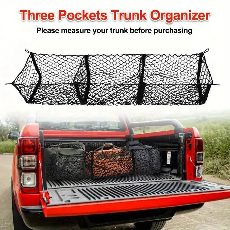 3-Pocket Car Storage Net