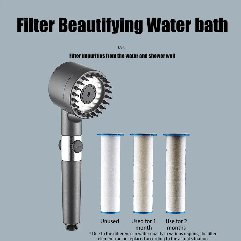 Shower head Shower Filter with Four Modes