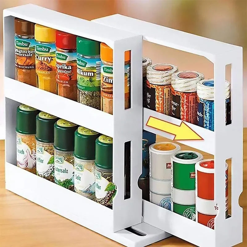 Rotating Spice Storage Shelf
