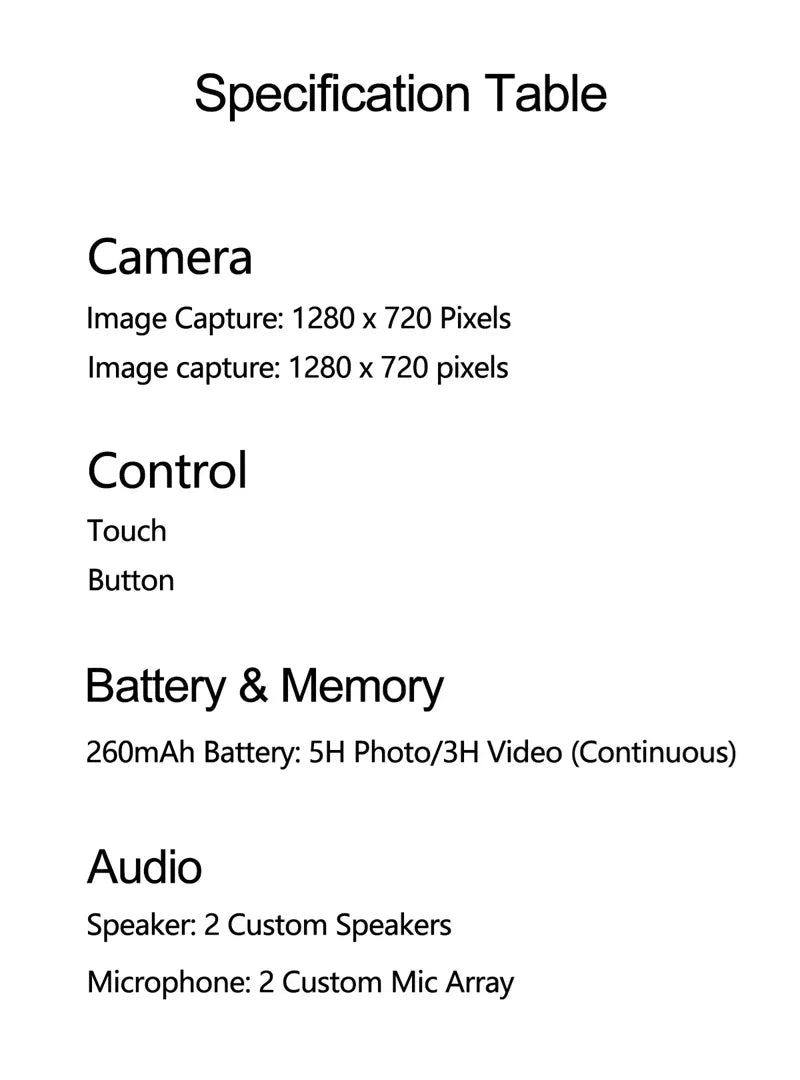 VIVO 8K HD AI Smart Glasses Chat 260Mah Battery Voice Assistant Control GPT 100MP Camera Bluetooth Call Smart Glasses 2025