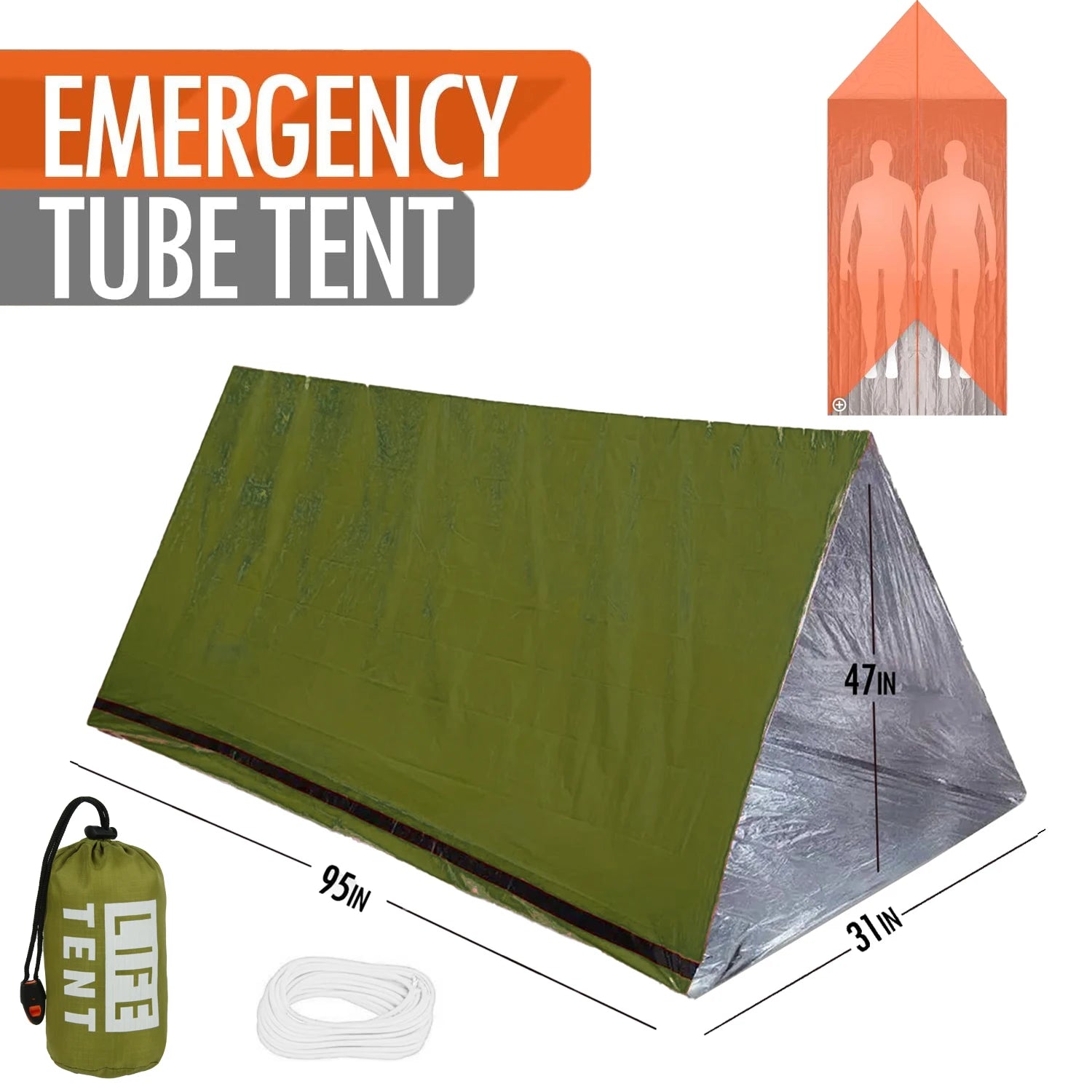 2 Person Emergency Tent