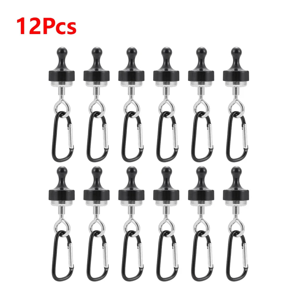 1-30Pcs Camping Magnetic Hooks Heavy Duty