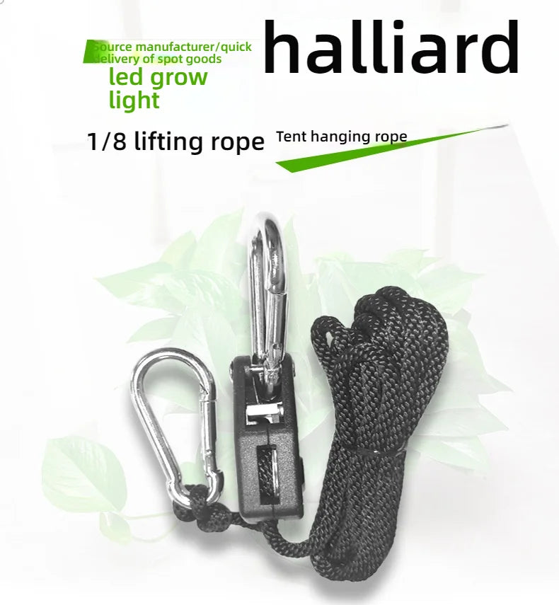 Tent Guy Rope, Heavy Duty Windproof Camping Rope with Reflective Strips