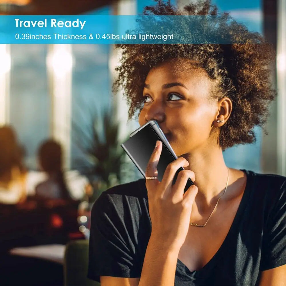 20000mAh 5V/2.1A Portable Power Bank USB Power