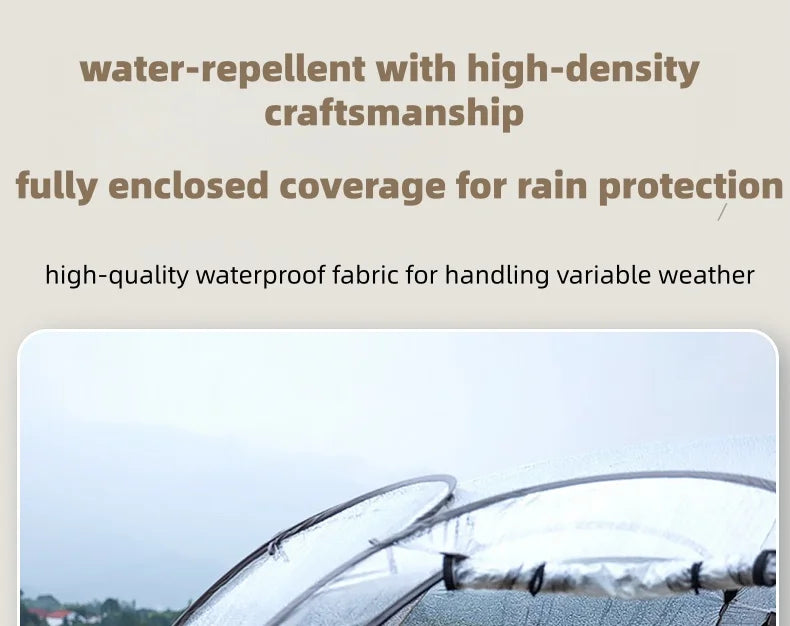 Window Outdoor Sun Room Tents Transparent Camping Tent 4-8 Person Star Dome Tent Portable Spherical Tents 360 Degree Panoramic