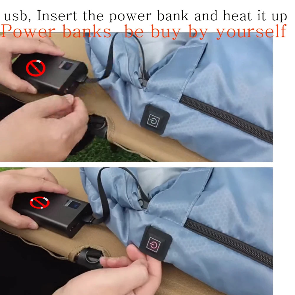 Thick Sleeping Bag Usb Heating