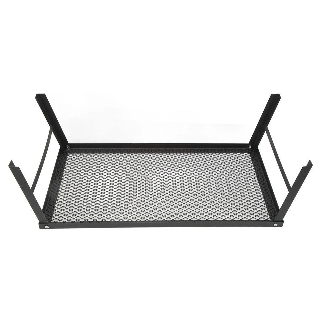 Folding Camp Fire Rack Folding Campfire Grill Heavy Duty Iron Waterproof Portable Camp Fire Cooking Rack for Outdoor Barbecue