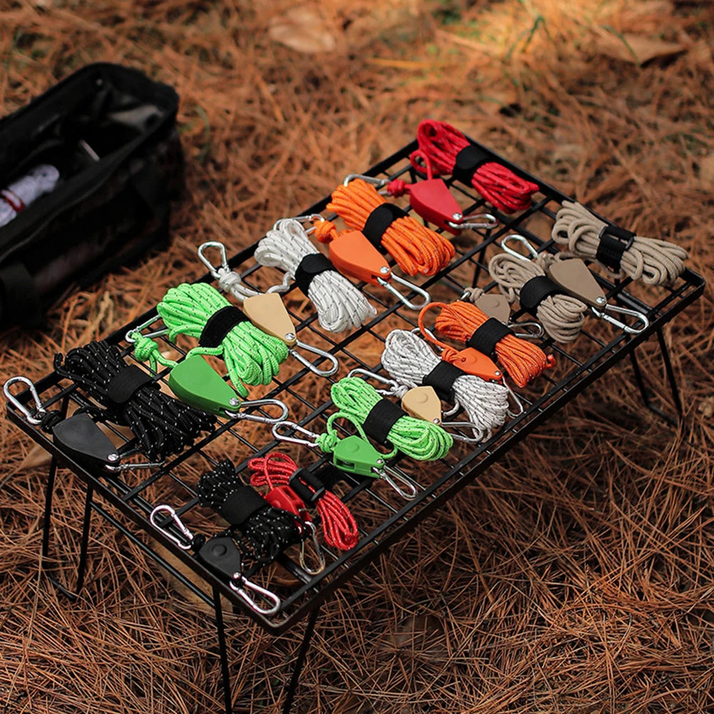 Tent Fastener Fixed Buckle Pulley Rope