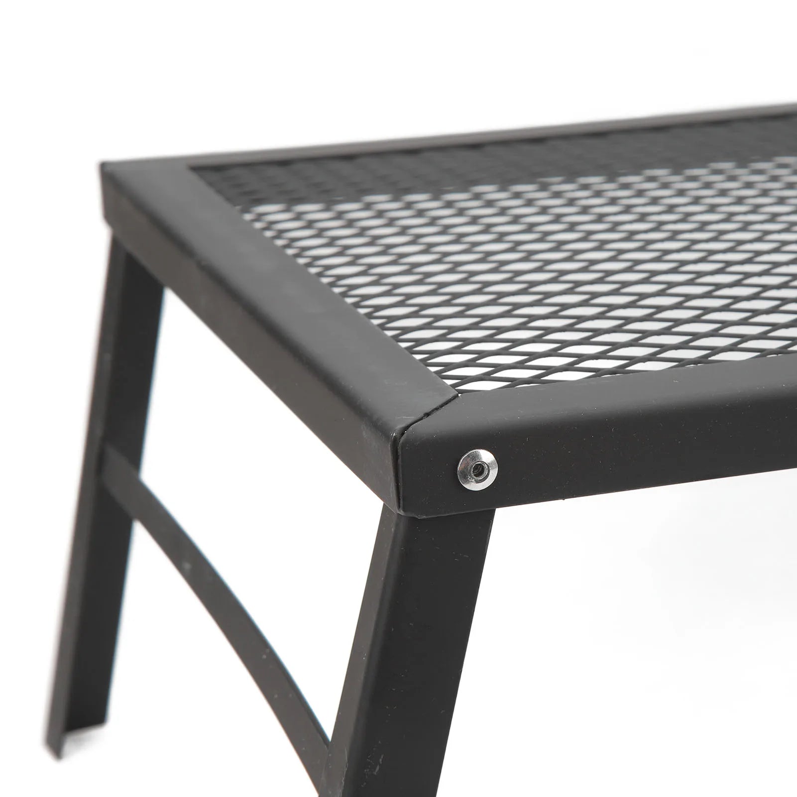 Folding Camp Fire Rack Folding Campfire Grill Heavy Duty Iron Waterproof Portable Camp Fire Cooking Rack for Outdoor Barbecue