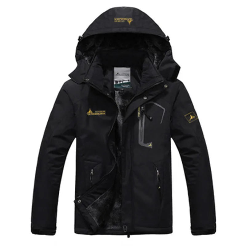 Winter Parka Men Windbreak