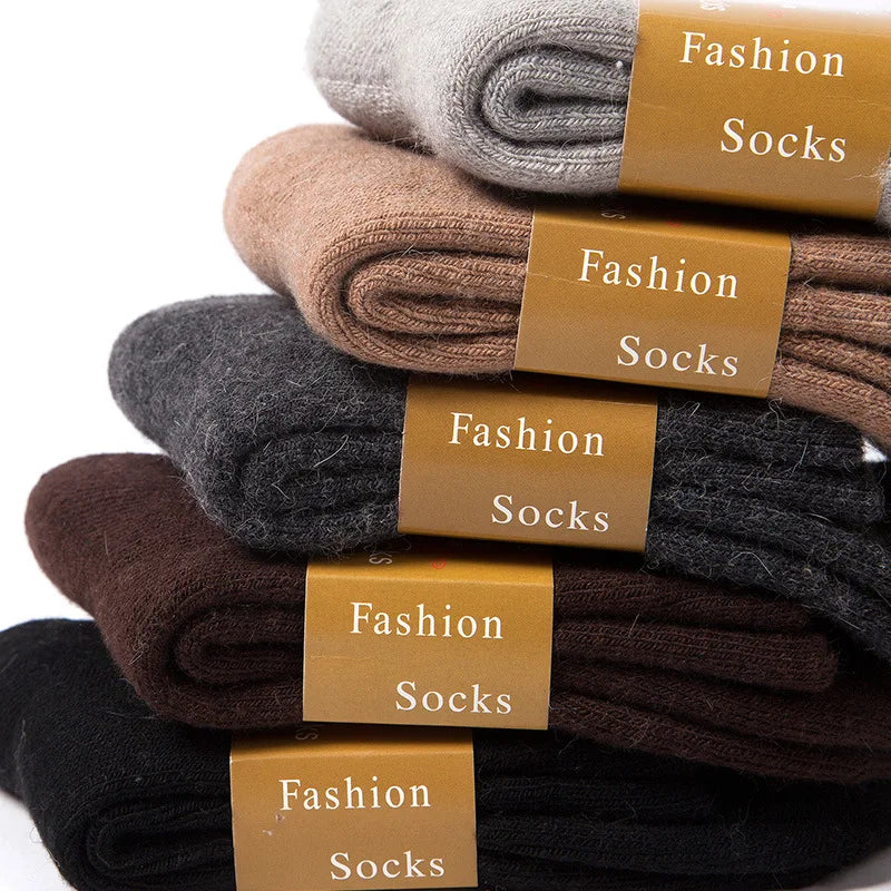 2025 New Winter Super Thicker Warm Socks Wool Male Men Women Socks Solid Socks Merino Wool Socks Against Cold Snow Terry Socks