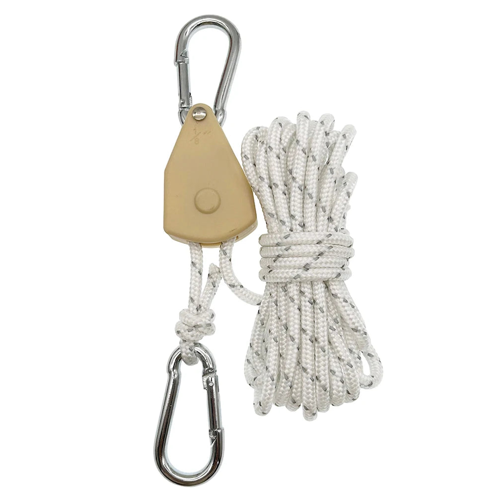Tent Fastener Fixed Buckle Pulley Rope
