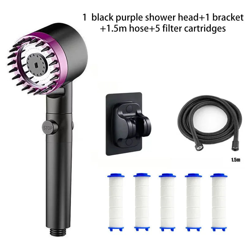 Shower head Shower Filter with Four Modes