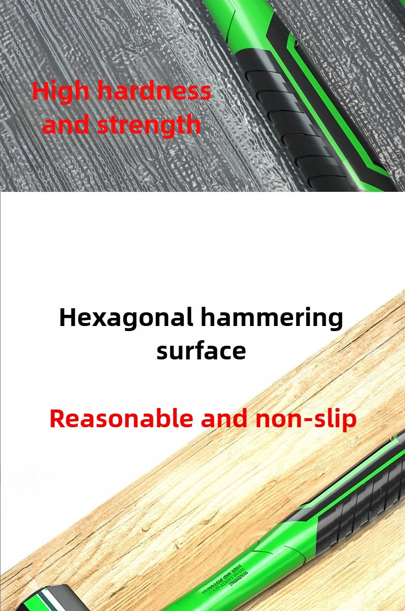 2LB-12LB Sledge Hammer Heavy Duty Octagonal Hammer Multi-functional Construction Wall Remover Hammers High Carbon Steel Tools