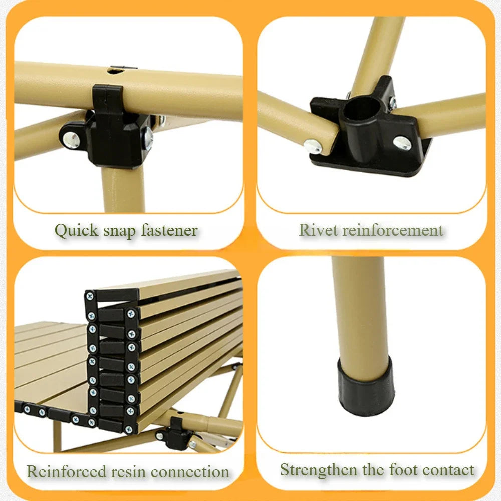 Outdoor Folding Table Easy Aluminum Alloy